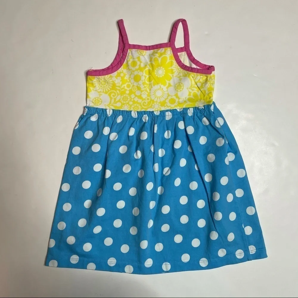 Hanna Andersson Floral Polka Dot Sundress‎